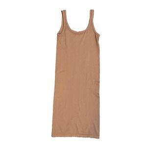 Nikibiki Tank Dress Ribbed Bodycon Womens S Minimalist Y2K USA Clean Girl Small‎
